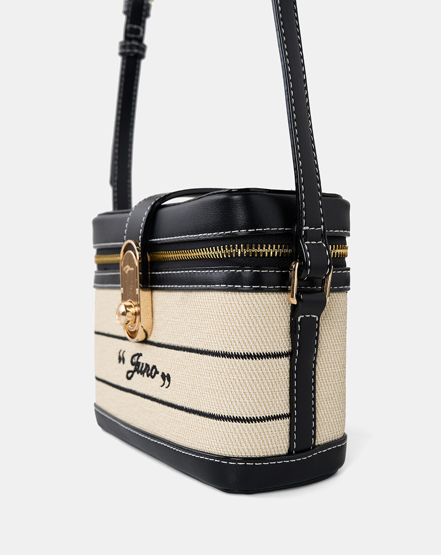 Túi Xách Nhỏ Vanity Case Thêu Logo Juno - Image 5