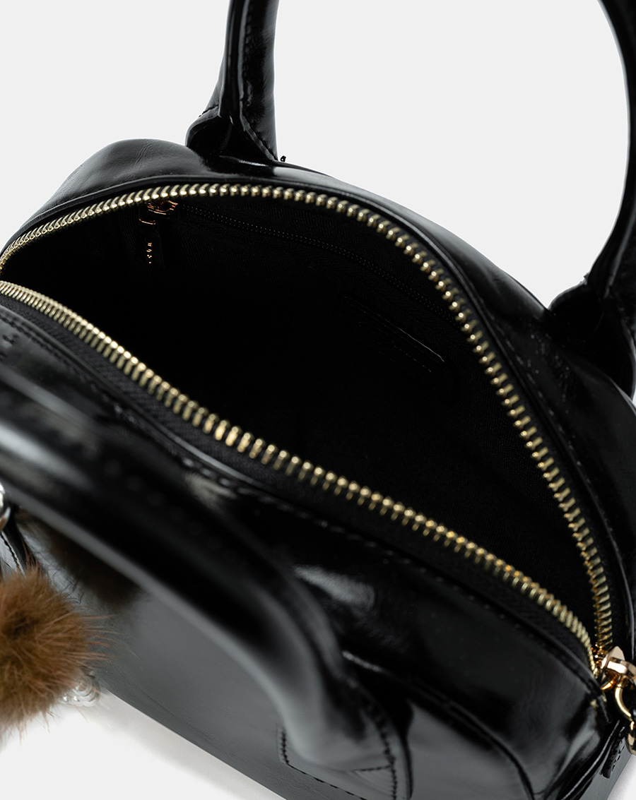 Túi Xách Nhỏ Form Bowling Phối Charm - Image 8