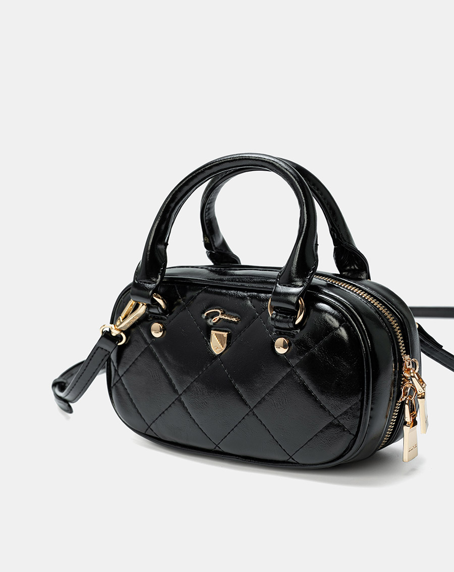 Túi Xách Nhỏ Bowling Top Handle Phối Khoá Trang Trí - Image 4