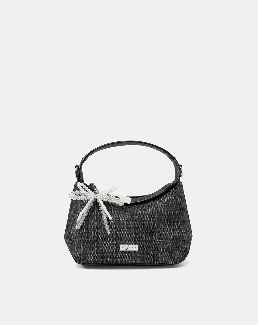 Túi Xách Nhỏ Top Handle Trang Trí Charm Nơ - Image 1