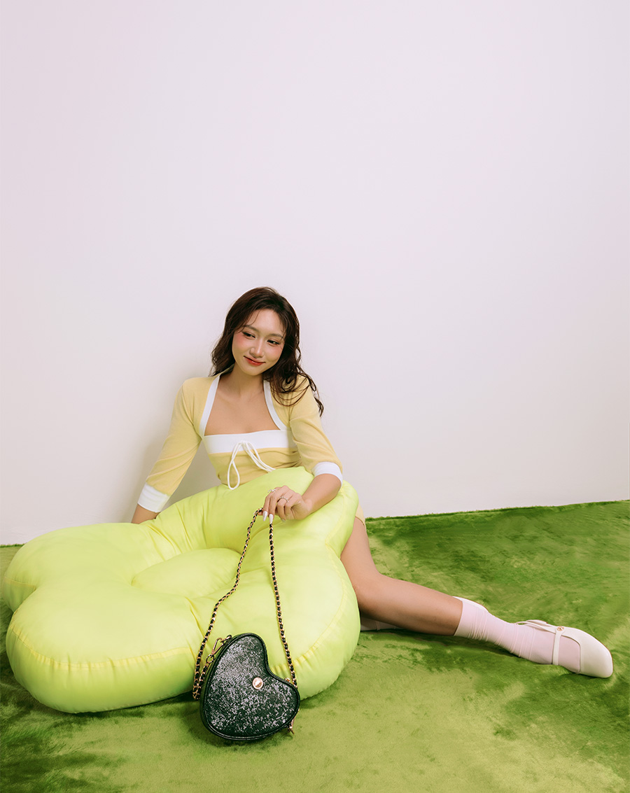 Túi Xách Nhỏ Heart Shaped Ivy - Image 3