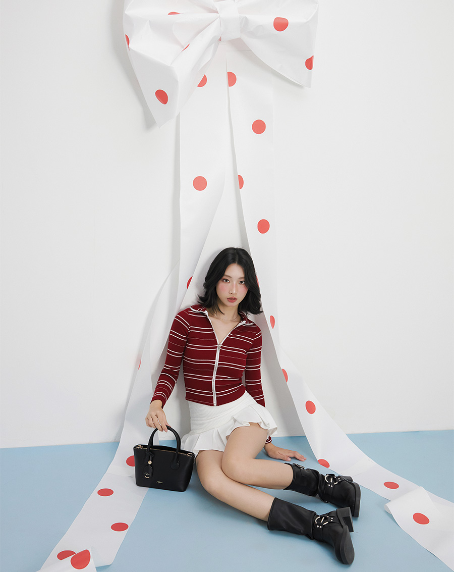 Túi Xách Nhỏ Bucket Bag Phối Charm - Image 3