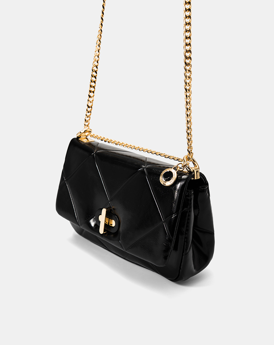 Túi Xách Nhỏ Nắp Gập Trang Trí Khoá - Image 4