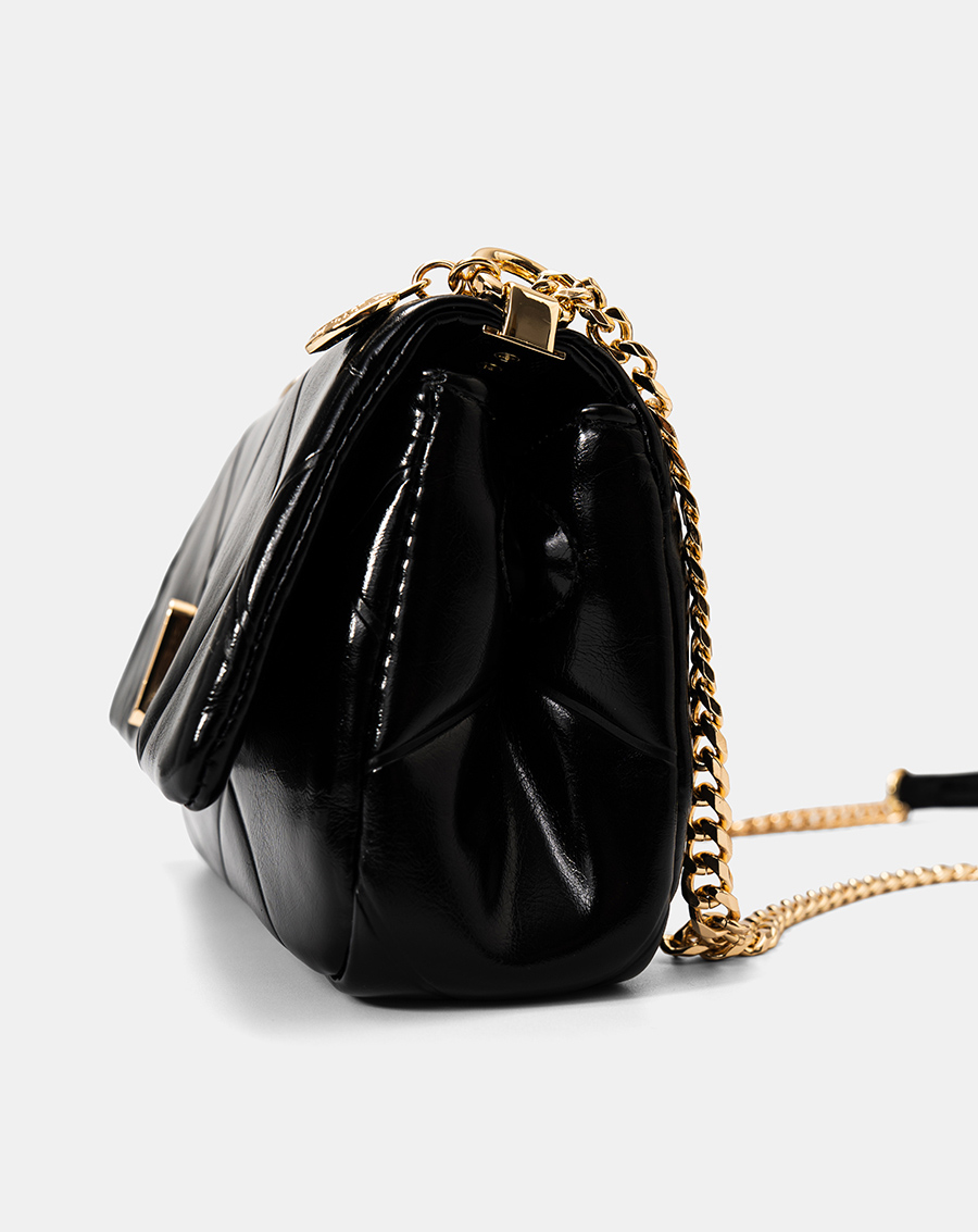 Túi Xách Nhỏ Nắp Gập Trang Trí Khoá - Image 5