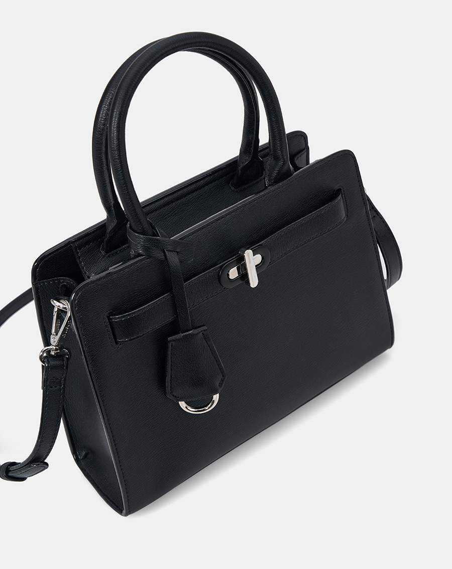 Túi Xách Trung Trang Trí Charm Và Khóa - Image 5