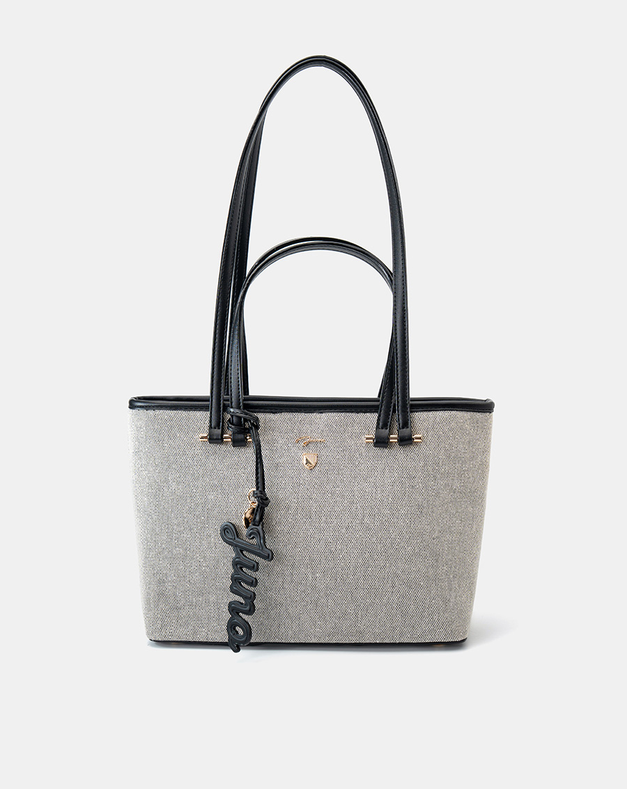 Túi Xách Trung Tote Bag Double-Handle Trang Trí Charm Juno - Image 1