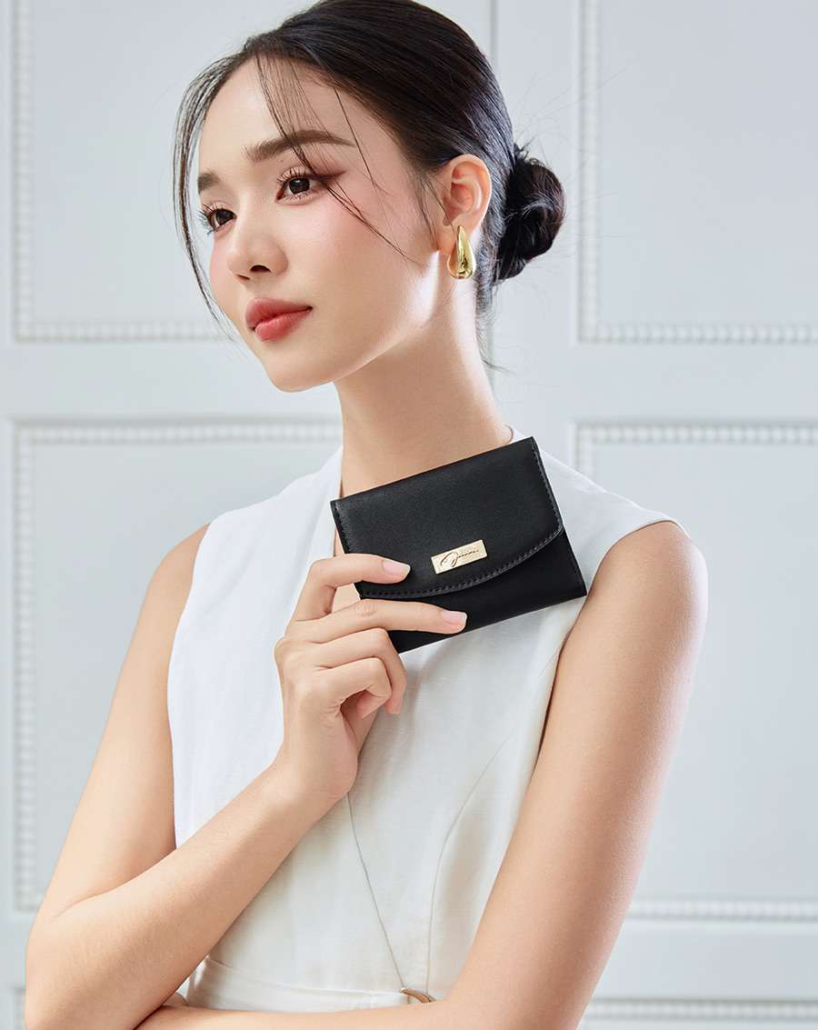 Ví Ngắn Khoá Logo Juno - Image 3