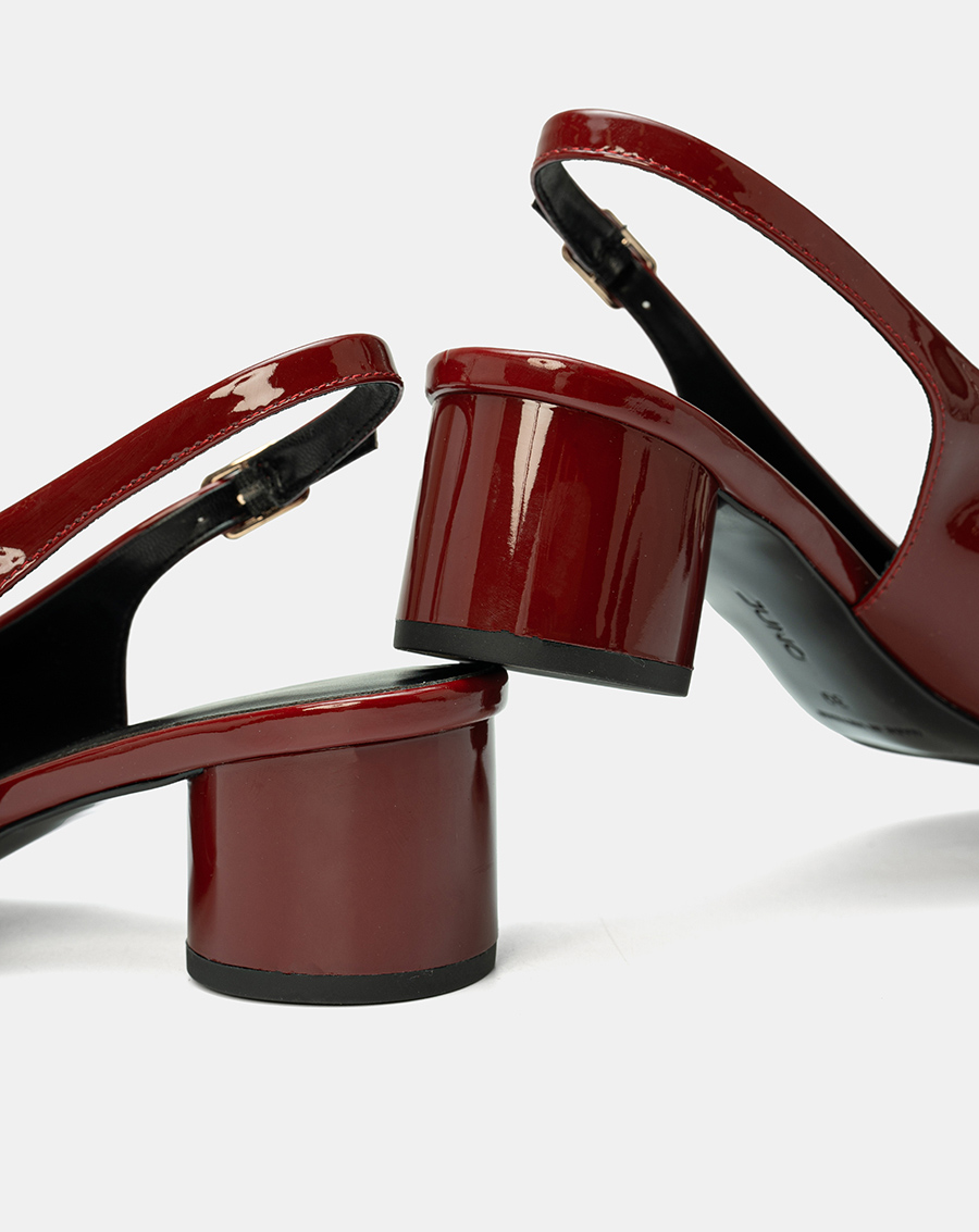 Giày Cao Gót Slingback Mũi Nhọn Phối Toecap - Image 4