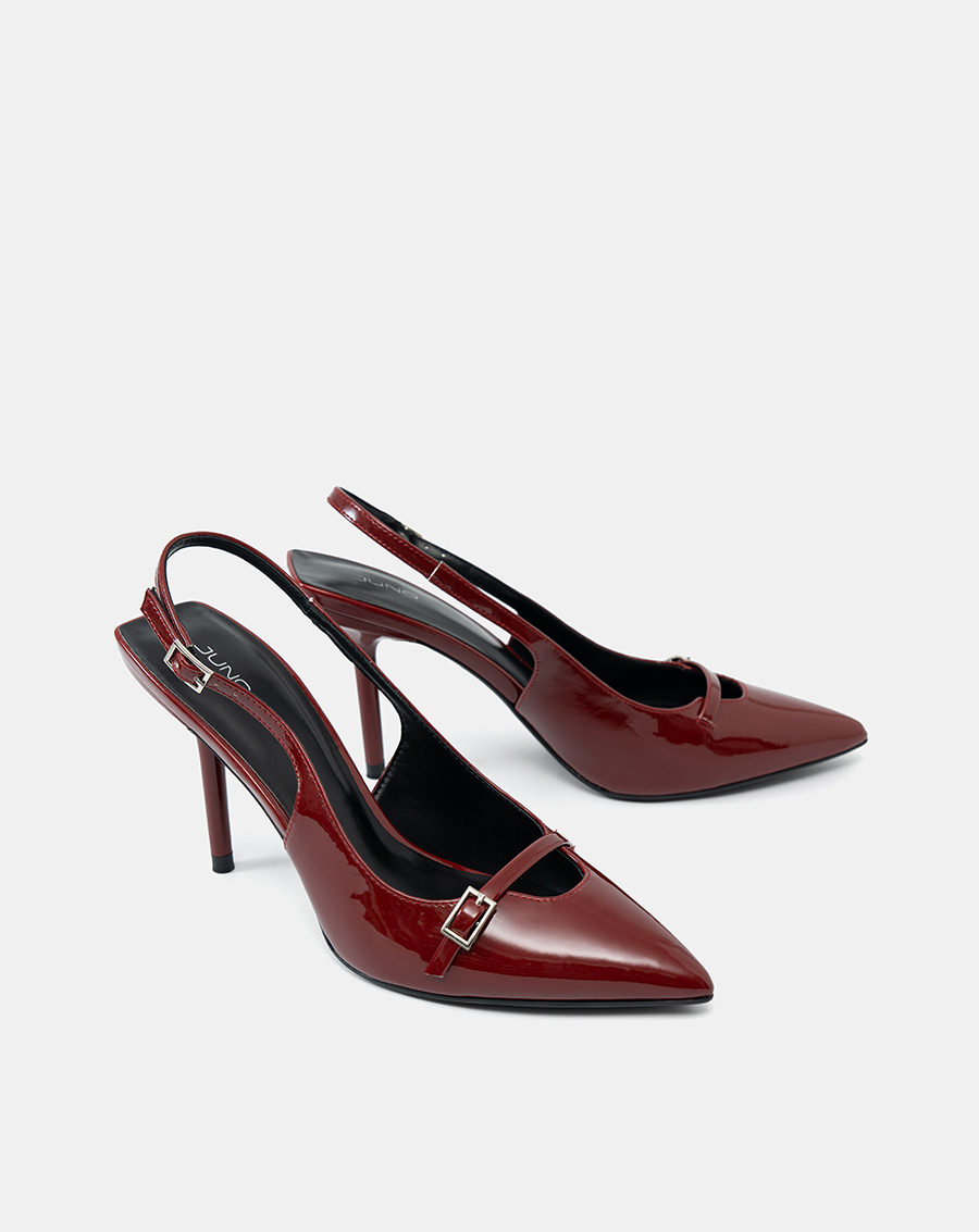 Giày Cao Gót Slingback Gót Nhọn - Image 5
