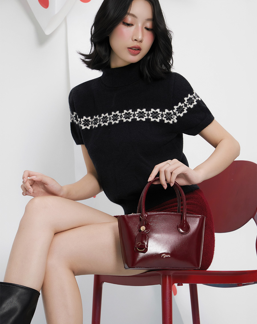 Túi Xách Nhỏ Bucket Bag Phối Charm - Image 2