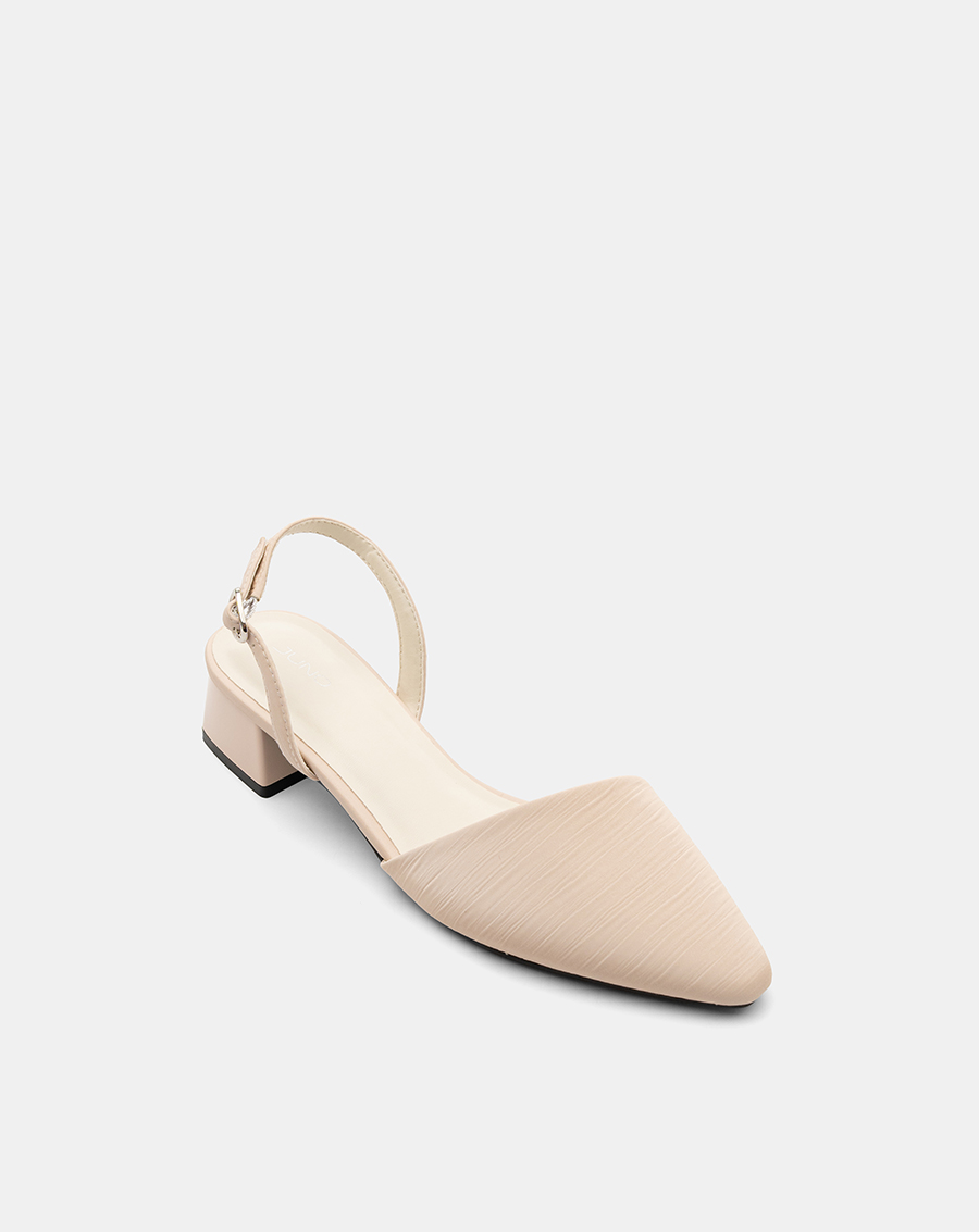 Giày Cao Gót Slingback Gót Vuông Cơ Bản - Image 6