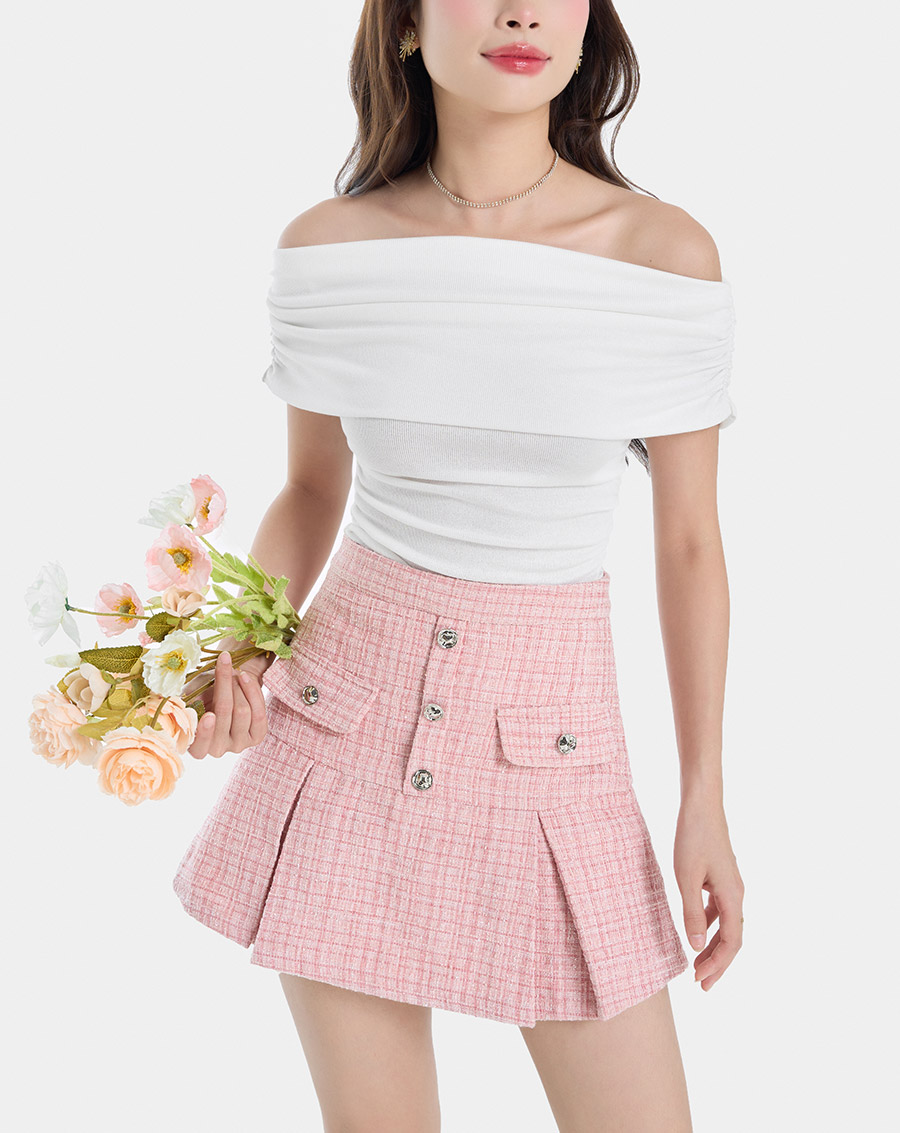 Chân Váy Mini Xếp Ly - Image 3