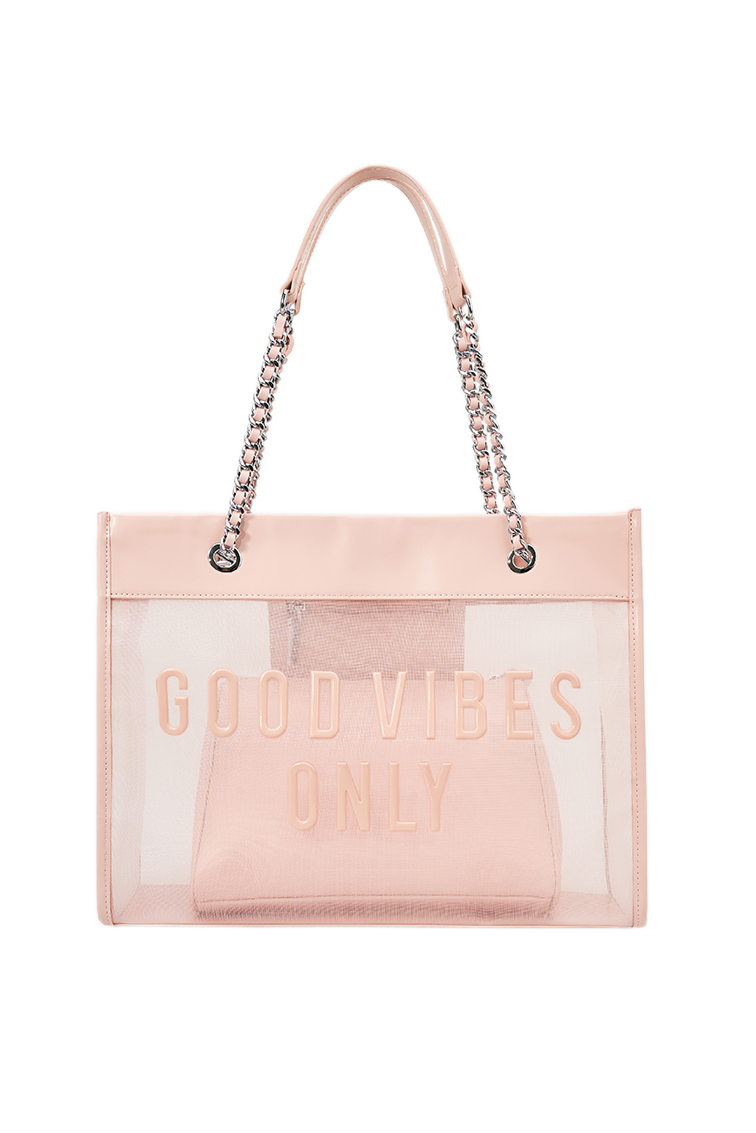 Túi Xách Lớn Tote Bag Phối Lưới Xuyên Thấu - Image 9