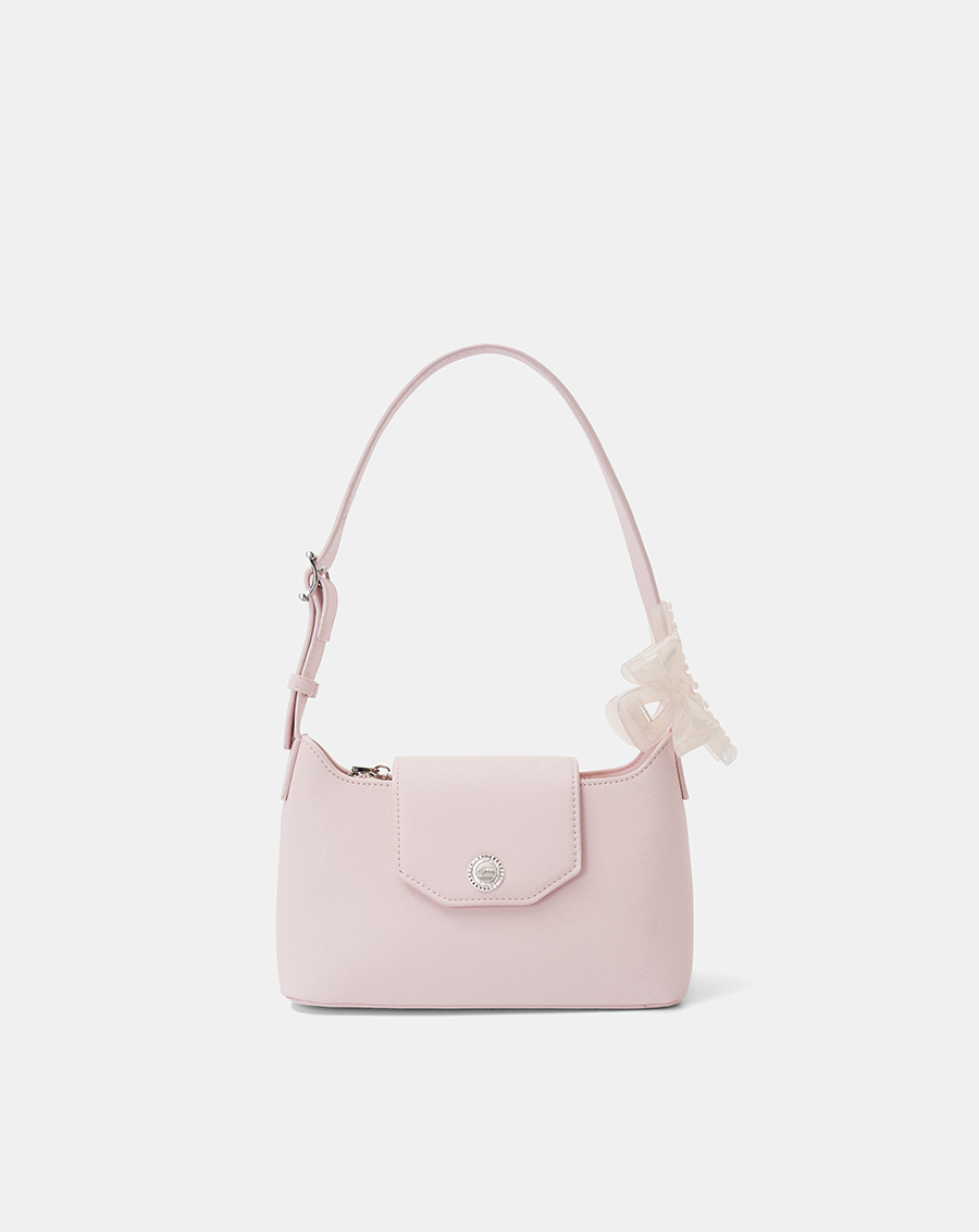 Túi Xách Nhỏ Đeo Vai Phối Kẹp Tóc Trang Trí - Image 1