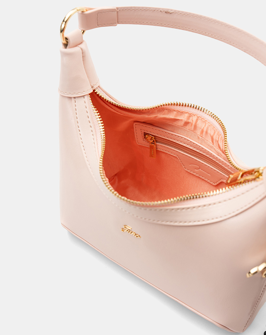 Túi Xách Nhỏ Hobo Bag Phối Charm Hoa - Image 6