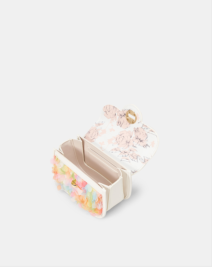 Túi Xách Nhỏ Top Handle Phối Hoa 3D - Image 8