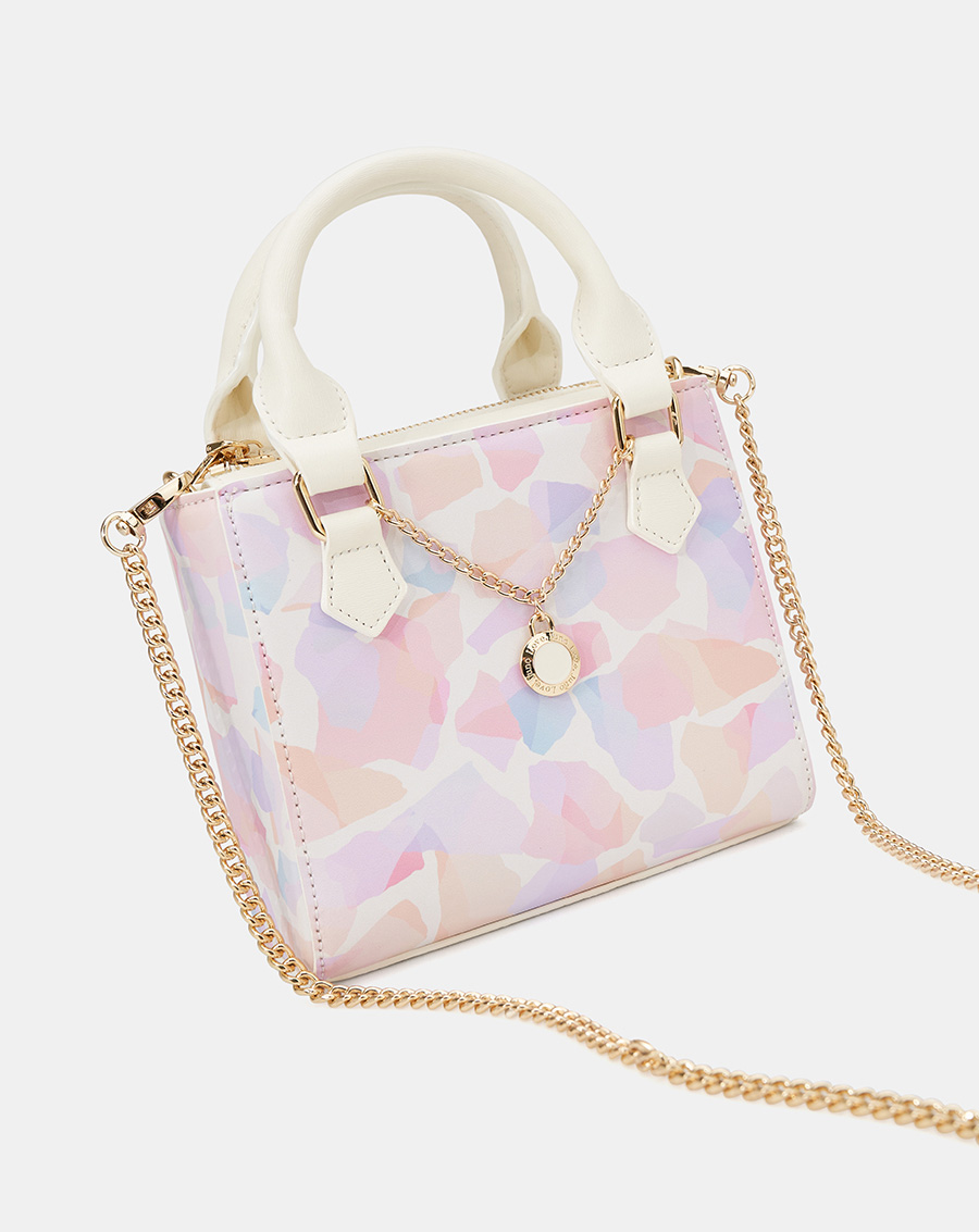 Túi form vuông dây xích trang trí - Image 5