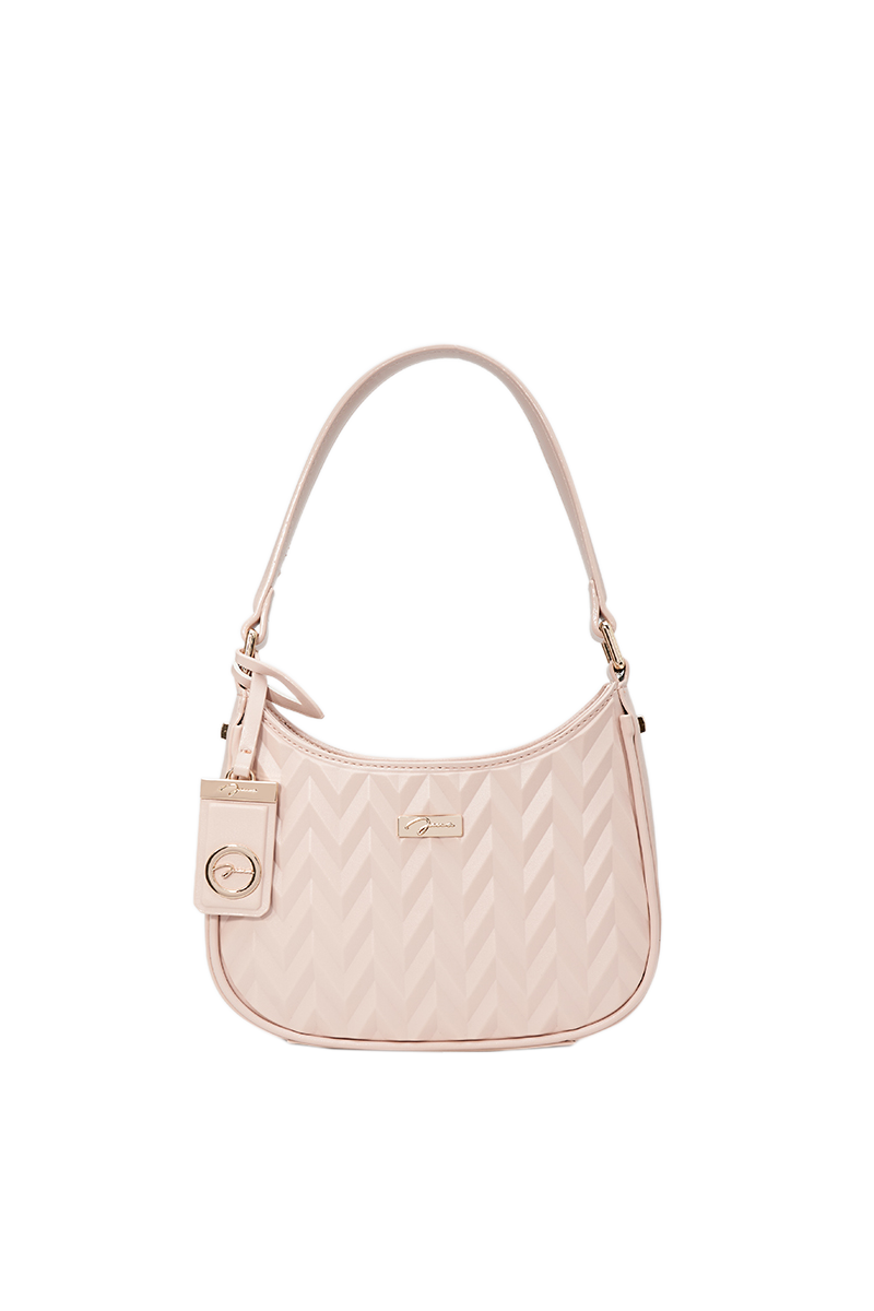 Túi Xách Nhỏ Hobo Dập Hoạ Tiết Phối Charm - Image 9