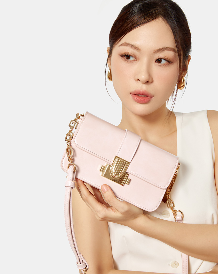 Túi Xách Nhỏ Đeo Chéo Khoá Bấm - Image 2