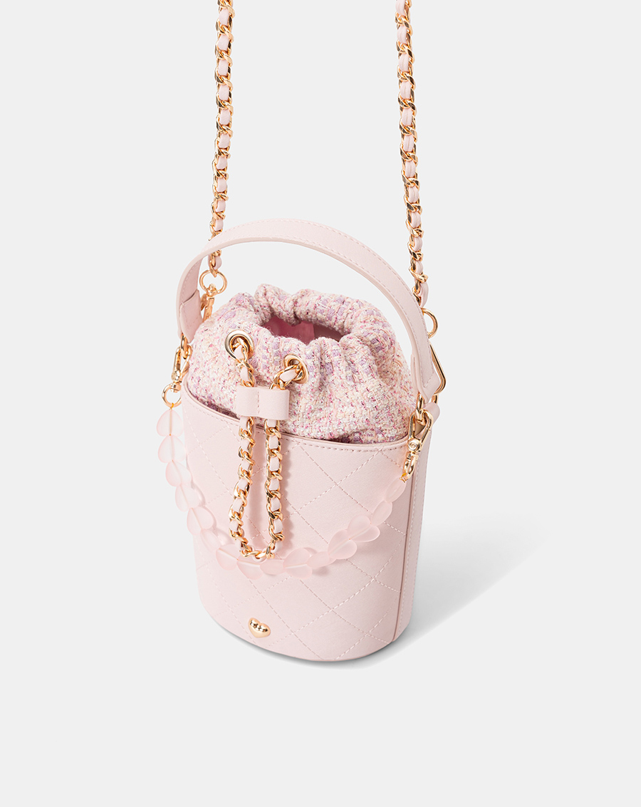 Túi Xách Nhỏ Bucket Phối Charm - Image 5