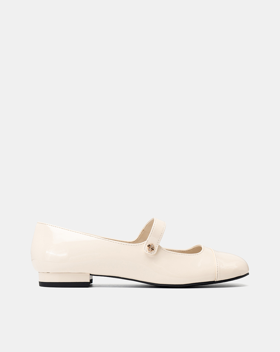 Giày Búp Bê Phối Toe Cap