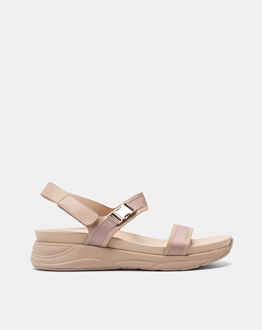 Giày Sandal Đế Thể Thao Phối Khóa Trang Trí