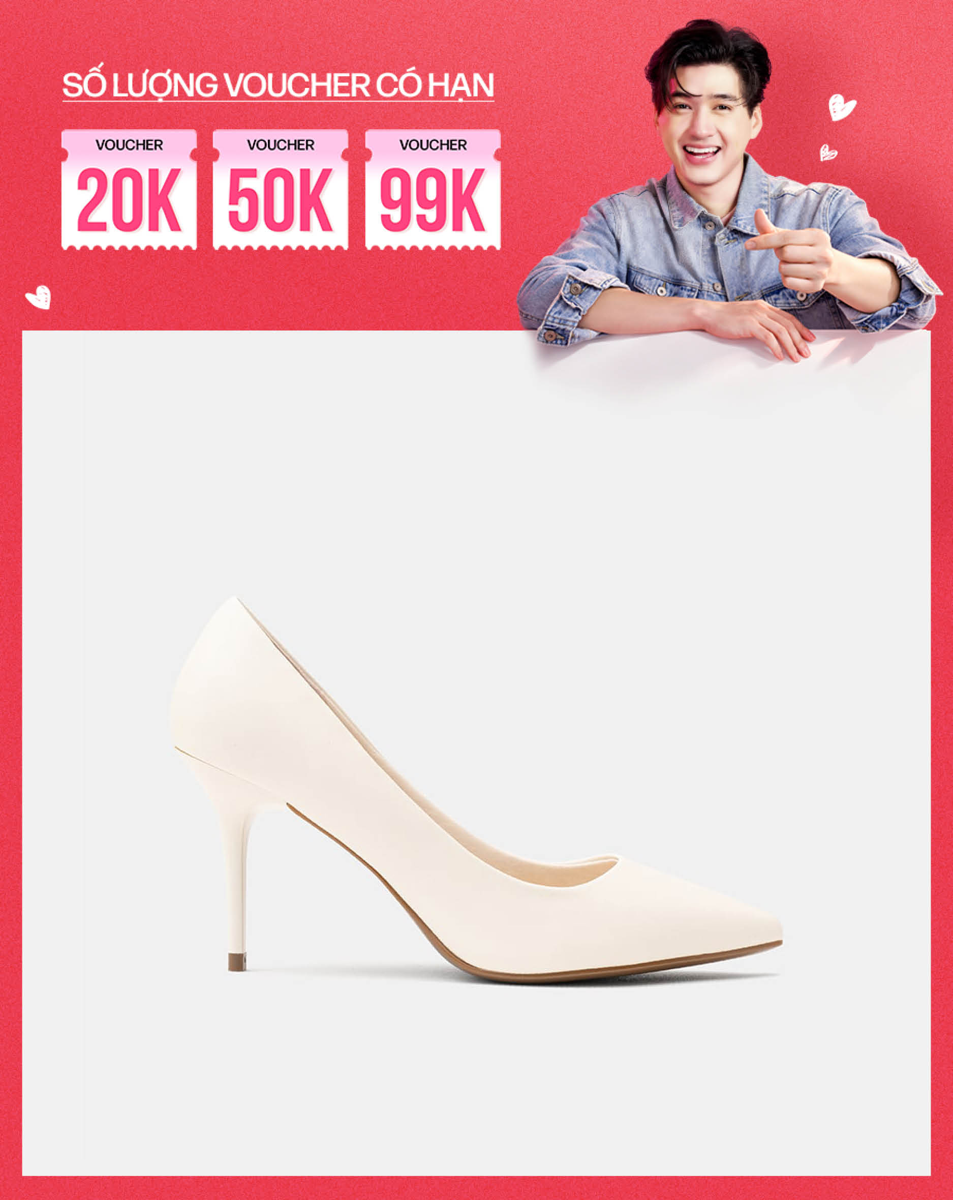 Giày Cao Gót Pump Gót Nhọn Mũi Nhọn