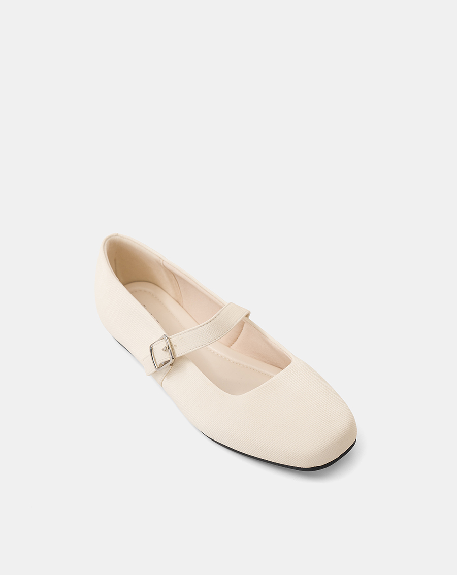 Giày Búp Bê Phối Chất Liệu Vân - Image 6