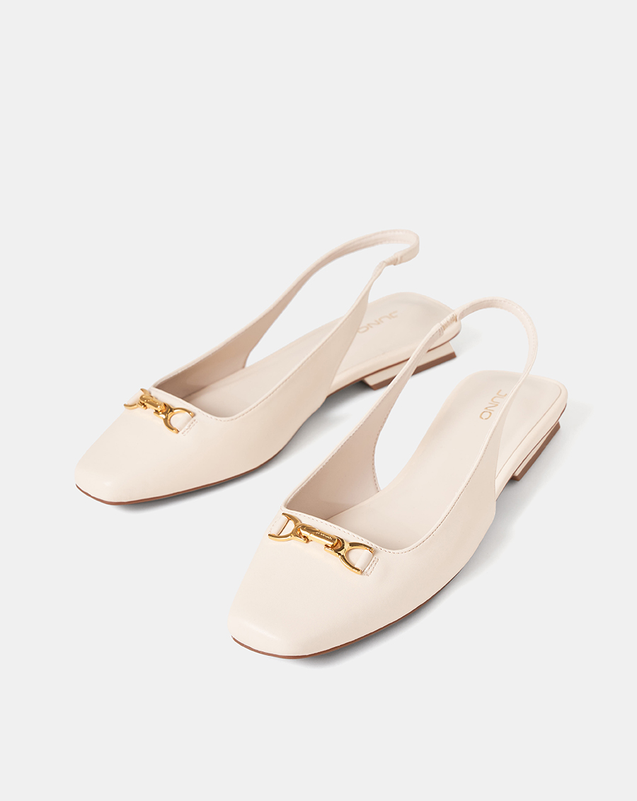 Giày Búp Bê Slingback Khoá Trang Trí Juno - Image 3