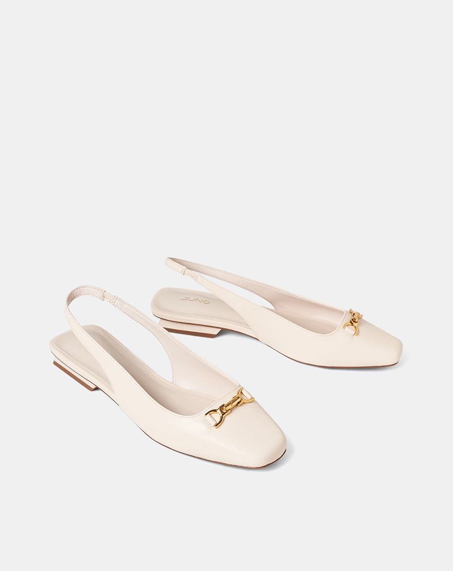 Giày Búp Bê Slingback Khoá Trang Trí Juno - Image 6