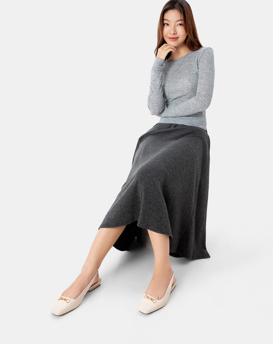 Giày Búp Bê Slingback Khoá Trang Trí Juno - Image 2