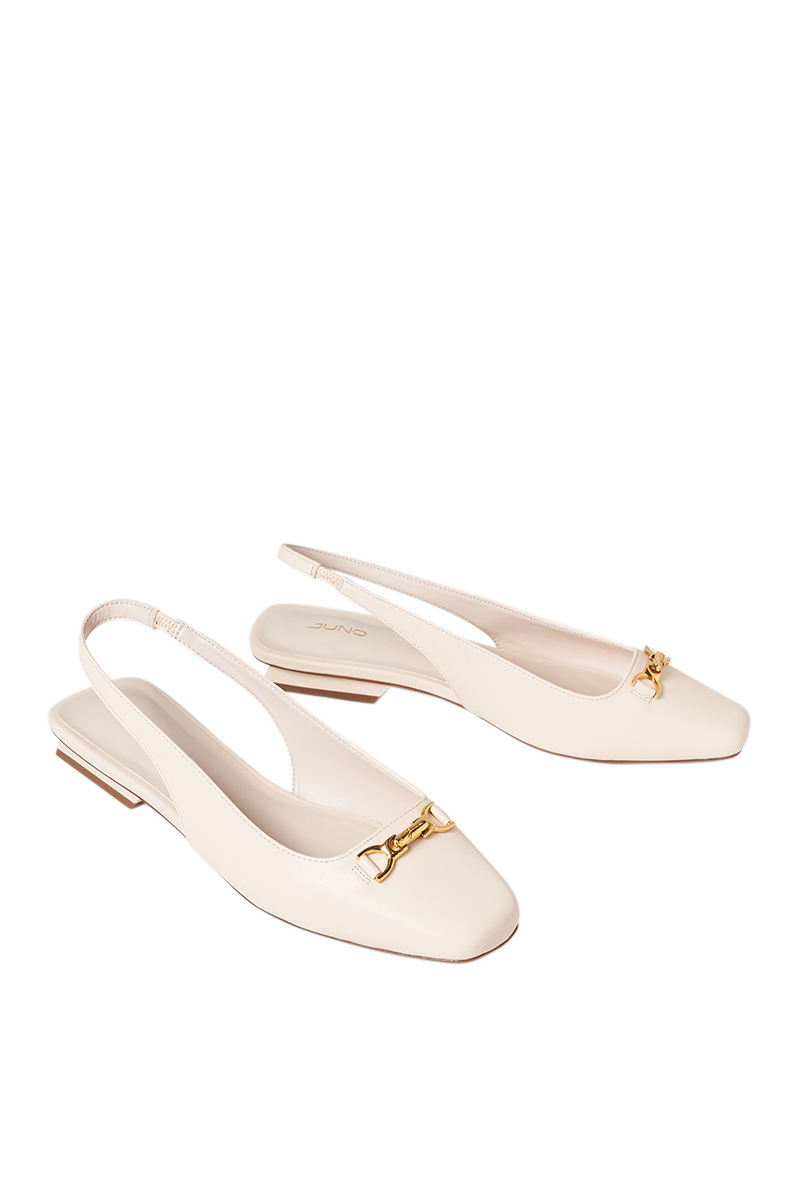 Giày Búp Bê Slingback Khoá Trang Trí Juno - Image 8