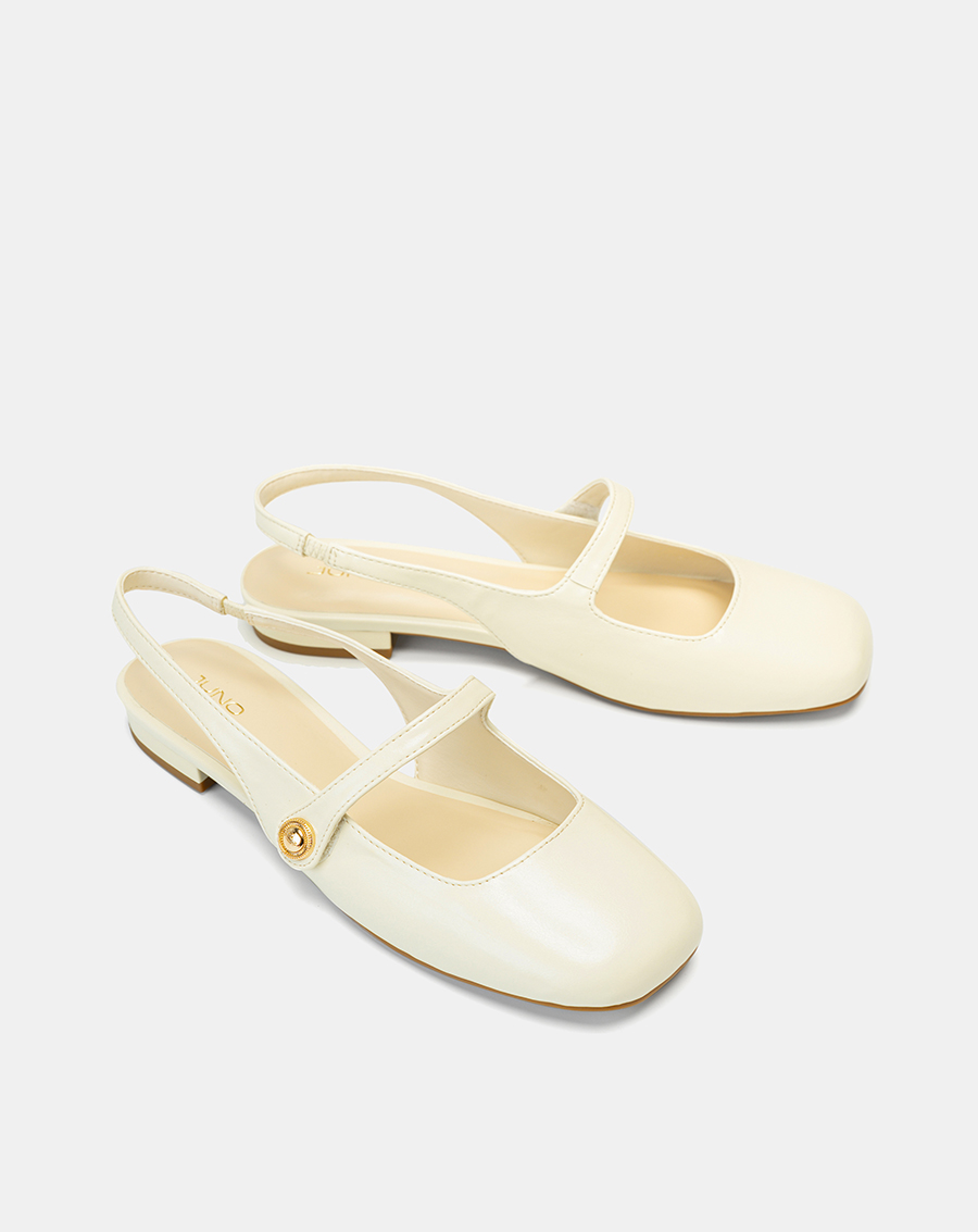 Giày Búp Bê Slingback Mũi Tròn - Image 5