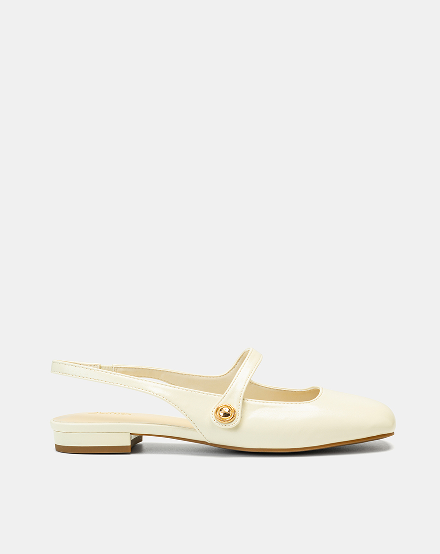 Giày Búp Bê Slingback Mũi Tròn - Image 1