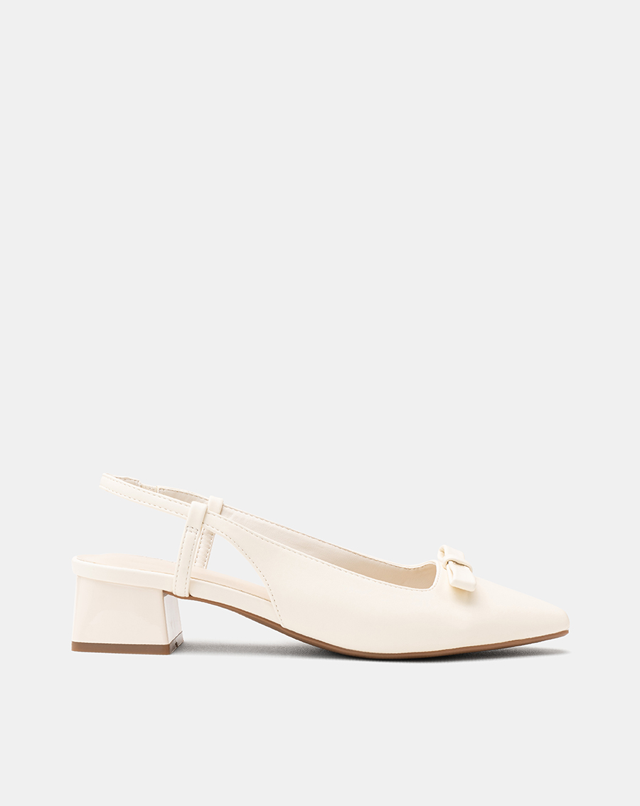 Giày Cao Gót Slingback Gót Vuông