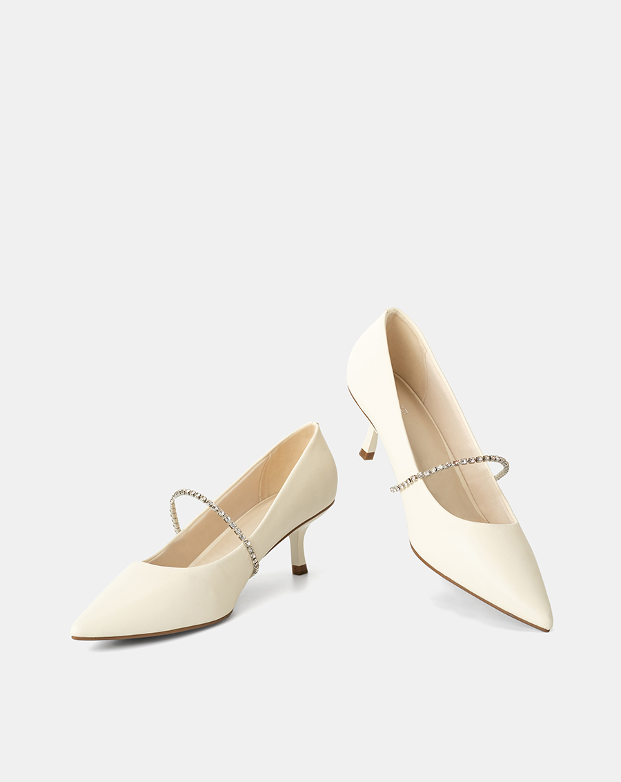 Giày Cao Gót Phối Dây Khóa Trang Trí - Image 5