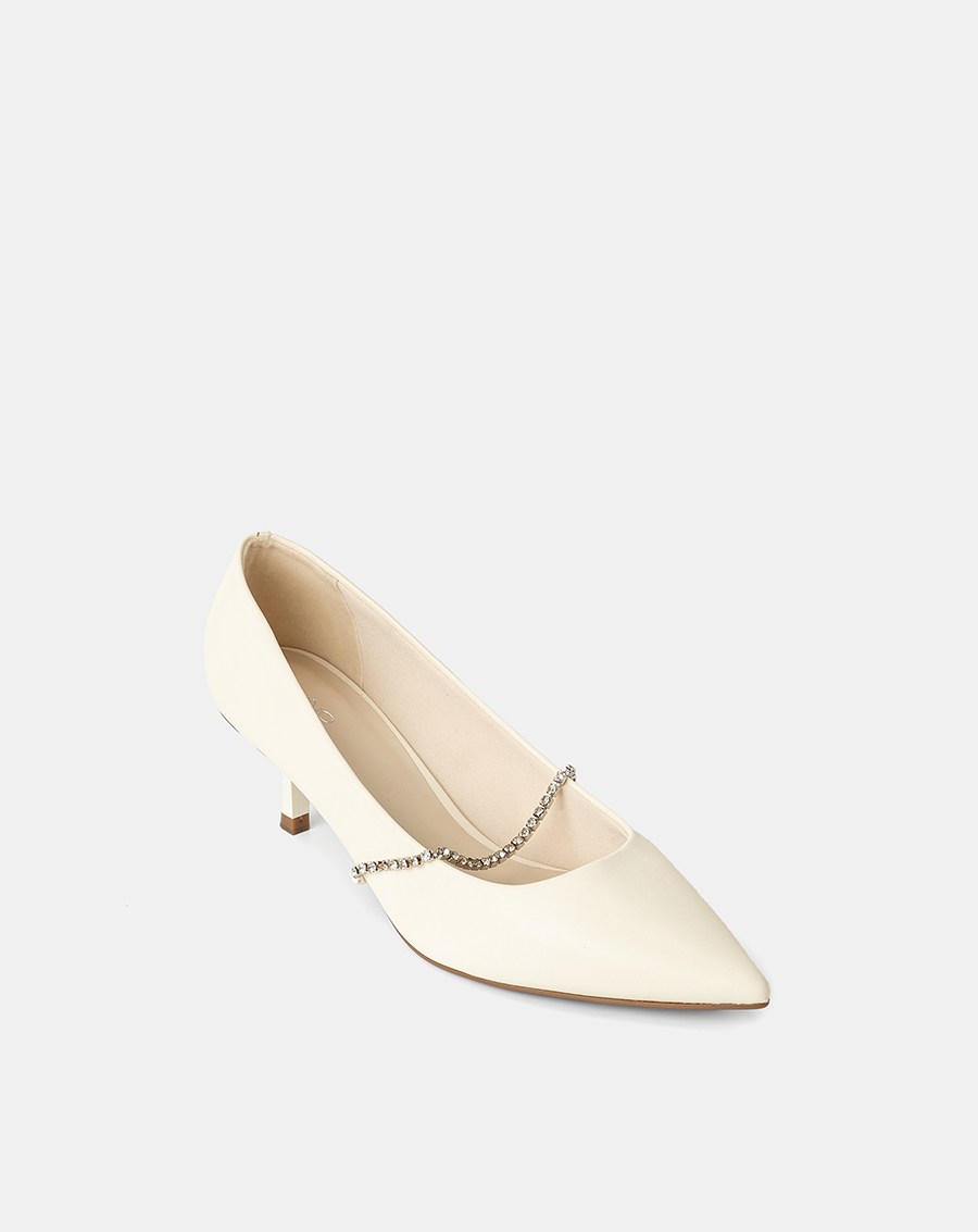 Giày Cao Gót Phối Dây Khóa Trang Trí - Image 6