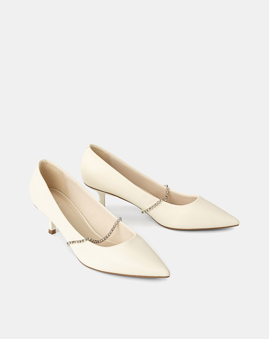 Giày Cao Gót Phối Dây Khóa Trang Trí - Image 7