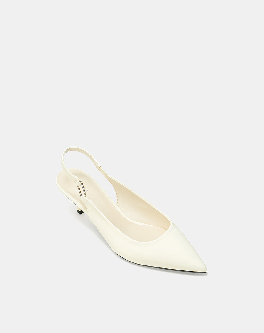 Giày Cao Gót Slingback Phối Khóa Trang Trí - Image 6