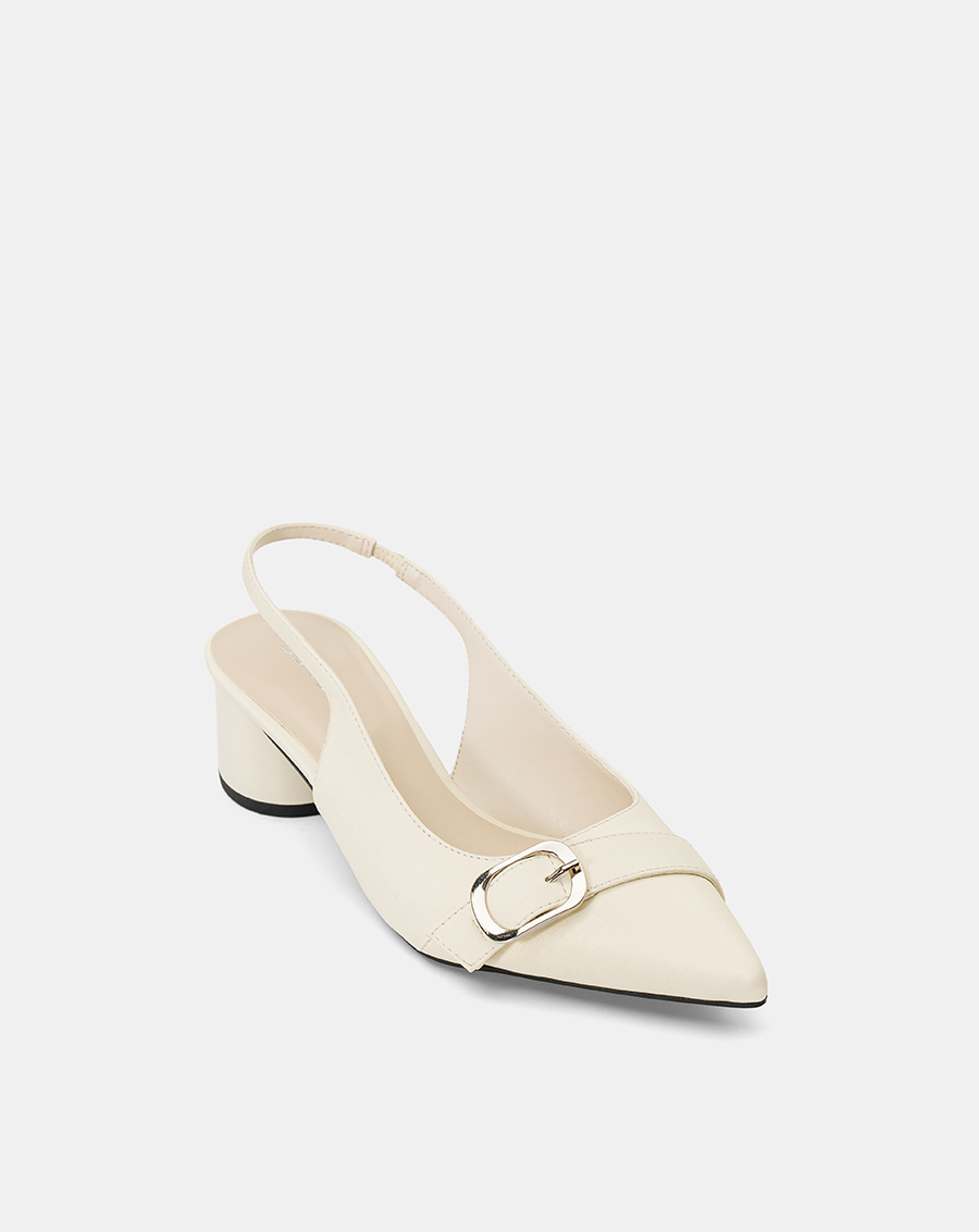 Giày Cao Gót Phối Khóa Trang Trí - Image 6