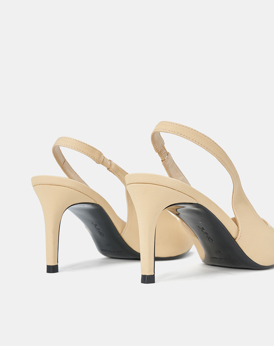 Giày Cao Gót Cao Gót Slingback Mũi Nhọn Gót Thanh - Image 5