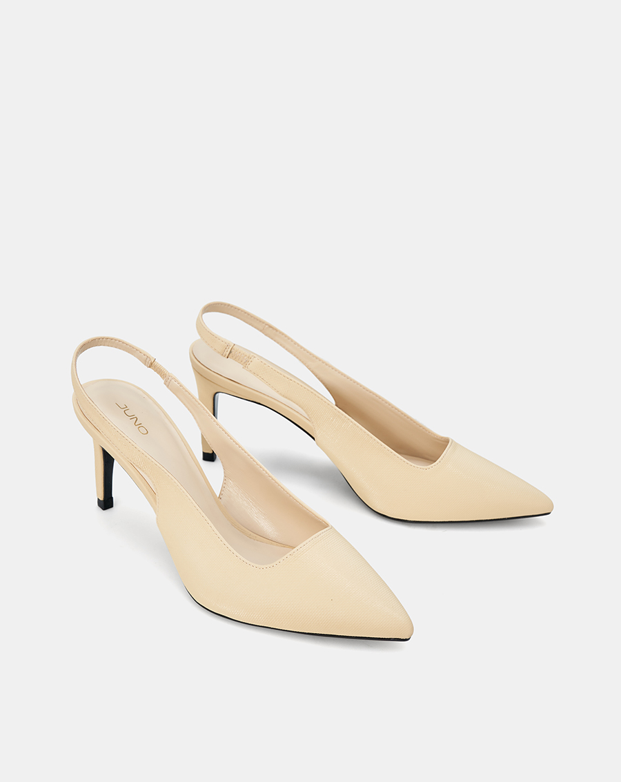 Giày Cao Gót Cao Gót Slingback Mũi Nhọn Gót Thanh - Image 7
