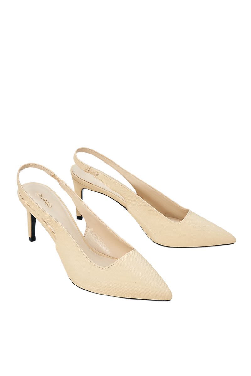 Giày Cao Gót Cao Gót Slingback Mũi Nhọn Gót Thanh - Image 9