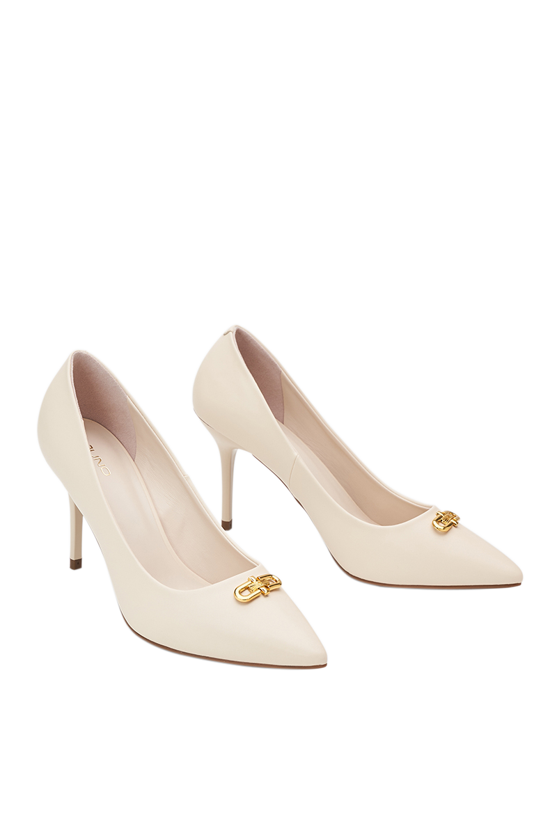 Giày Cao Gót Pump Phối Khóa Trang Trí - Image 9