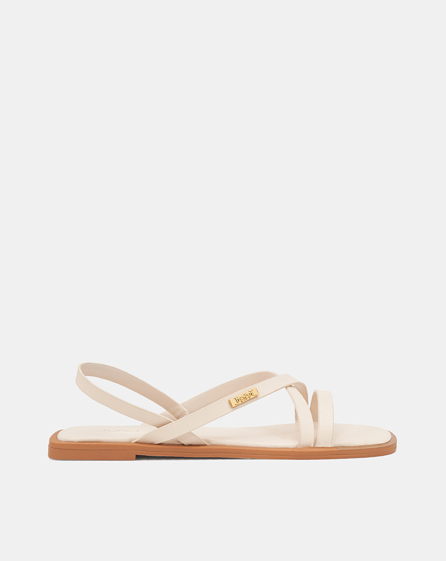 Giày Sandal Sơn Viền Phối Khoá Trang Trí - Image 1