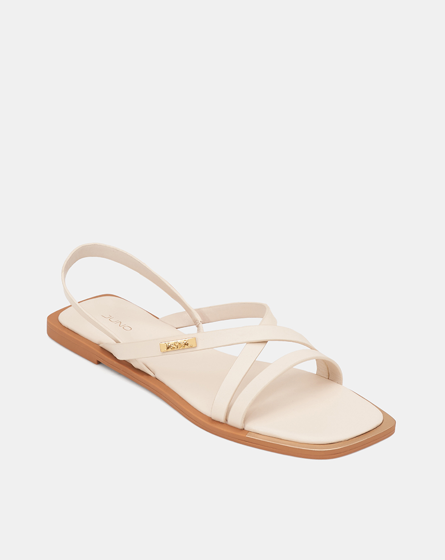 Giày Sandal Sơn Viền Phối Khoá Trang Trí - Image 7