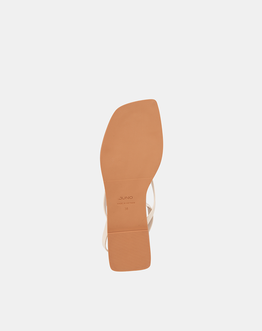 Giày Sandal Sơn Viền Phối Khoá Trang Trí - Image 8