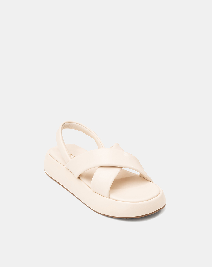 Giày Sandal Quai Chéo Hiệu Ứng Phồng - Image 4