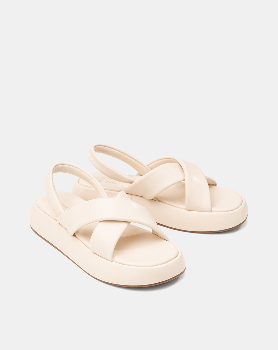 Giày Sandal Quai Chéo Hiệu Ứng Phồng - Image 5