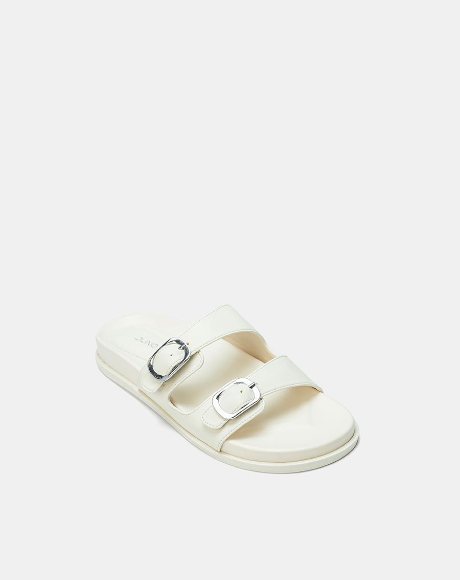 Giày Sandal Quai Ngang Phối Khóa Trang Trí - Image 6